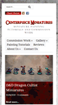 Mobile Screenshot of centerpieceminiatures.com